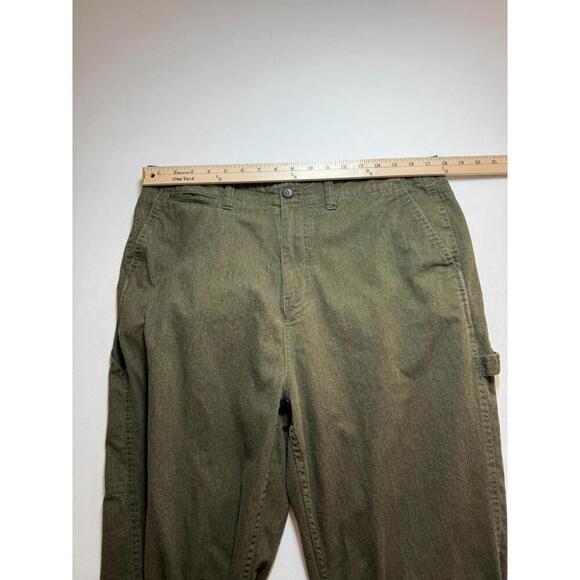 Saturdays New York City Brushed Cotton Carpenter Pant Olive Green 34x30 - Picture 7 of 8
